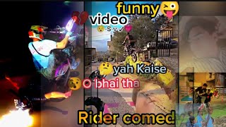 Bike rider funny rail entertainment video new video short viraltrending [upl. by Nnylrefinnej]