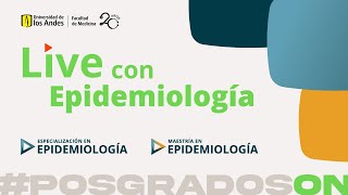 LIVE Posgrado Epidemiología [upl. by Shiau532]