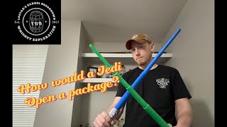 How should a Jedi open a package May the 4th Be With You [upl. by Wyly]