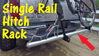 CUSTOM BUILD HITCH BIKE RACK  DIY For MTB Road And BMX Bicycle [upl. by Novat]