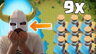 9x BAUARBEITERTRANK GLEICHZEITIG ☆ Clash of Clans ☆ CoC [upl. by Ahsini962]