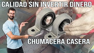 Aprenda de forma Sencilla COMO HACER UNA CHUMACERA CASERA ROLINERA BALERO RULEMÁN HOMEMADE BEARING [upl. by Dore]