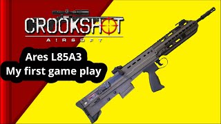 Crookshot Airsoft Ares L85A3 My first game play [upl. by Feucht383]