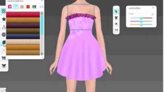 How to make a cool dress on Girlsensecom [upl. by Laraine]