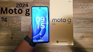 Moto g 5g 2024 unboxing and first impressions [upl. by Rye678]