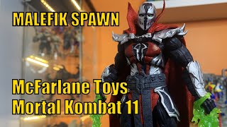 Mortal Kombat 11  Malefik Spawn  McFarlane Toys  Unboxing amp Review  Spawn  Image Comics [upl. by Iznik]