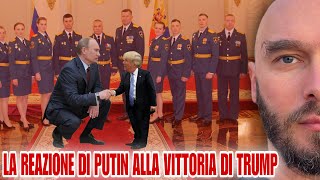 La reazione di Putin alla vittoria di Trump [upl. by Det331]