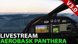 Livestream Chasing the Sunset Aerobask Pipistrel Panthera v30 on PilotEdge ✈️ 20170326 [upl. by Ardnuek]