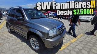 🥰CAMIONETAS SUV Familiares desde 7 500 en la feria de AUTOS QUITO Pomasqui [upl. by Marc]