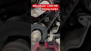 Mitsubishi L200 Engine 4D56 timing marks [upl. by Adina]