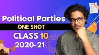 Political Parties Class 10 One Shot  Victory Series  Preboards Preparation  Social Science [upl. by Anoniw]