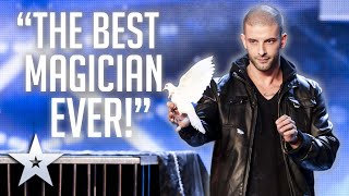 Darcy Oake WOWS with SPECTACULAR illusions  Britains Got Talent  shorts [upl. by Ydderf]