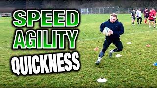 SPEED AGILITY QUICKNESS SAQ DRILLS AND TRAINING [upl. by Sausa248]