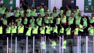 Ringette Flash Mob Vancouver December 2012 [upl. by Derr]