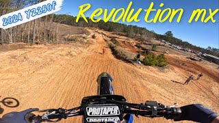 RIPPING THE 2024 YAMAHA YZ250F AT REVOLUTION MX [upl. by Bibi]