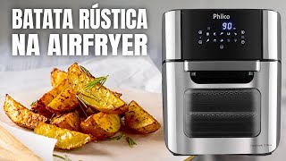 Como Fazer BATATA RÚSTICA na AIRFRYER cortes [upl. by Tuck]