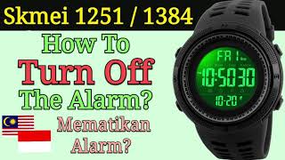 Skmei Watch 12511384  How To Turn Off Alarm [upl. by Ibson]