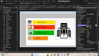 Dashboard Of The Employee Management Project Software  Cnet Project  Windows application Part1 [upl. by Greggs]