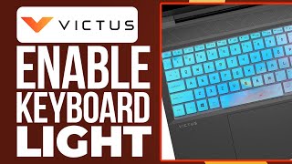 How to Enable Keyboard Light on Victus Laptop HP [upl. by Novanod]