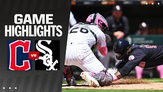 Guardians vs White Sox Game Highlights 51224  MLB Highlights [upl. by Kerek]