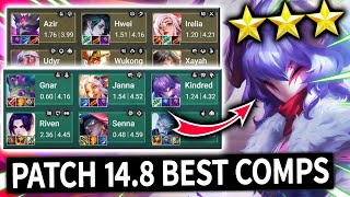 BEST TFT Comps for Patch 148b  Teamfight Tactics Guide  Set 11 Ranked Beginners Meta Tier List [upl. by Atiseret197]