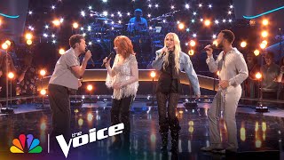 Coaches Niall John Reba and Gwen Perform quotTake It Easyquot by the Eagles  The Voice  NBC [upl. by Ajroj729]