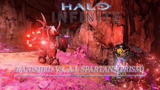 Halo Infinite  Banished vs AI Spartans Prism [upl. by Racklin]