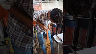 How to put grip bat per kaise lagaye shorts youtubeshorts bat cricket grip [upl. by Anzovin]