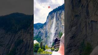 Switzerland 🇨🇭Staubbach Falls of Lauterbrunnen🇨🇭 [upl. by Charbonnier]