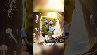 🤣SpongeBob saved a kitten🤣 [upl. by Casilda]