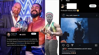 Gen Z AEW Fans Are Trying To SABOTAGE The WWE Career of Andrade [upl. by Drofnelg]