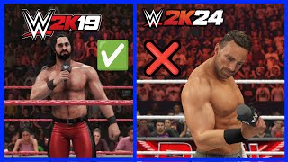 13 Things WWE 2K19 Did Better Than WWE 2K24 [upl. by Faulkner397]