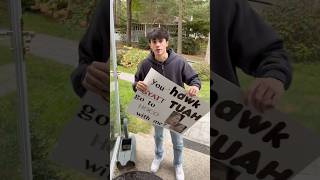 HOCO PROPOSAL FAIL😂 highschool funny skit fail [upl. by Wolfort]