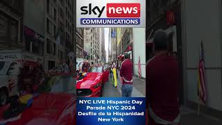 NYC LIVE Hispanic Day Parade NYC 2024 Desfile de la Hispanidad New York  Sky News Pakistan [upl. by Cornela63]