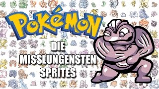 Die misslungensten POKÉMONSprites Generation 1 [upl. by Athelstan]