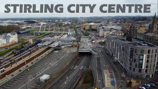 Stirling city centre  Drone tour [upl. by Benjy892]