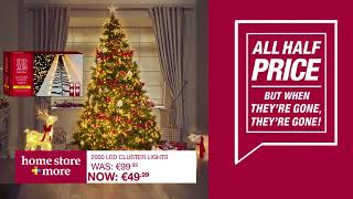 Home Store  More  Christmas Tree Lights All Half Price [upl. by Dulcle]