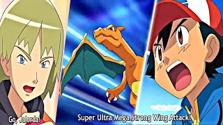 Ashs Charizard VS Trips Serperior Full Battle  Pokémon BW Adventures in Unova [upl. by Ecienahs767]