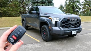 NEW 2023 Toyota Tundra Hybrid CrewMax TRD Pro Review [upl. by Qidas]