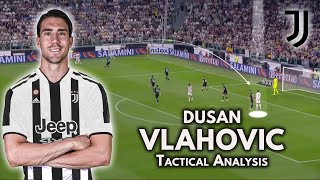 How GOOD is Dusan Vlahovic ● Tactical Analysis  Skills HD [upl. by Ase]