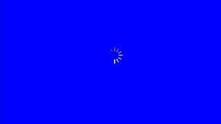 Animated Buffering Icon  Free Chroma Key green screen FX [upl. by Ayr778]