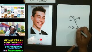 How to Draw a Caricature for Beginners Draw Along 18 [upl. by Akiehsat653]