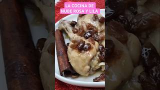 POLLO A LAS UVAS PASAS ESPECIAL NAVIDAD shorts short youtube recipe christmas [upl. by Mears973]