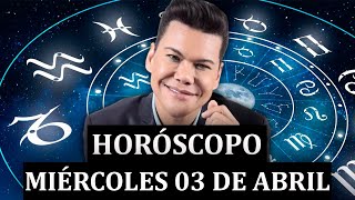 🔮Horóscopo para el MIÉRCOLES 03 de abril  Números de la SUERTE 100 garantizados [upl. by Abdel473]