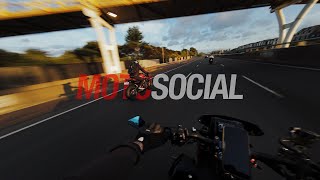 Riding to MOTOSOCIAL Auckland  MT09 SP  XSR 700  Street Triple RS [upl. by Nosduh]