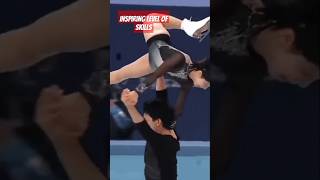 Ice skating best performance moments at all👏❣️ music song lovesong viralvideo fypシ゚viral [upl. by Annawit689]