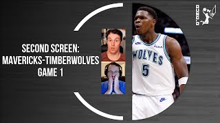 MavericksTimberwolves Game 1  Second Screen [upl. by Oicafinob811]