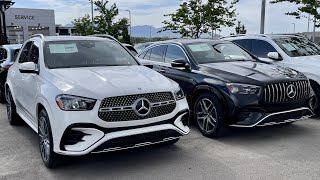 2024 AMG GLE 53 Coupe vs 2024 Mercedes GLE 350 Coupe Comparison — Which 2024 GLE Should You Buy [upl. by Ardnaid383]