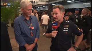 Christian Horner on Max Verstappen’s Stunning Win from P17  Brazil GP 2024 PostRace Interview [upl. by Elleirb]