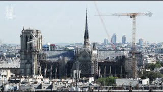 Timelapse  Le chantier de NotreDame de Paris Avril 2023  Décembre 2024 [upl. by Sackman]